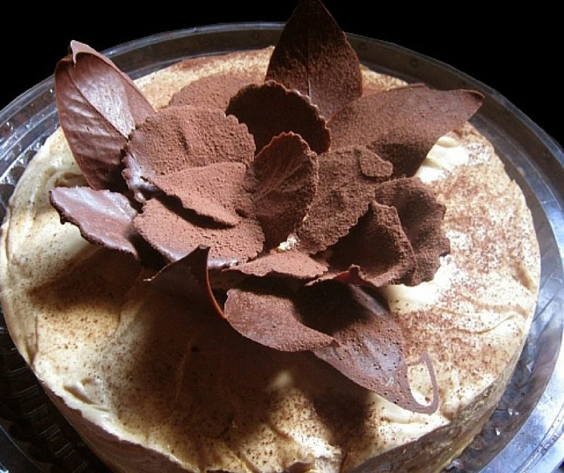 hojas de chocolate