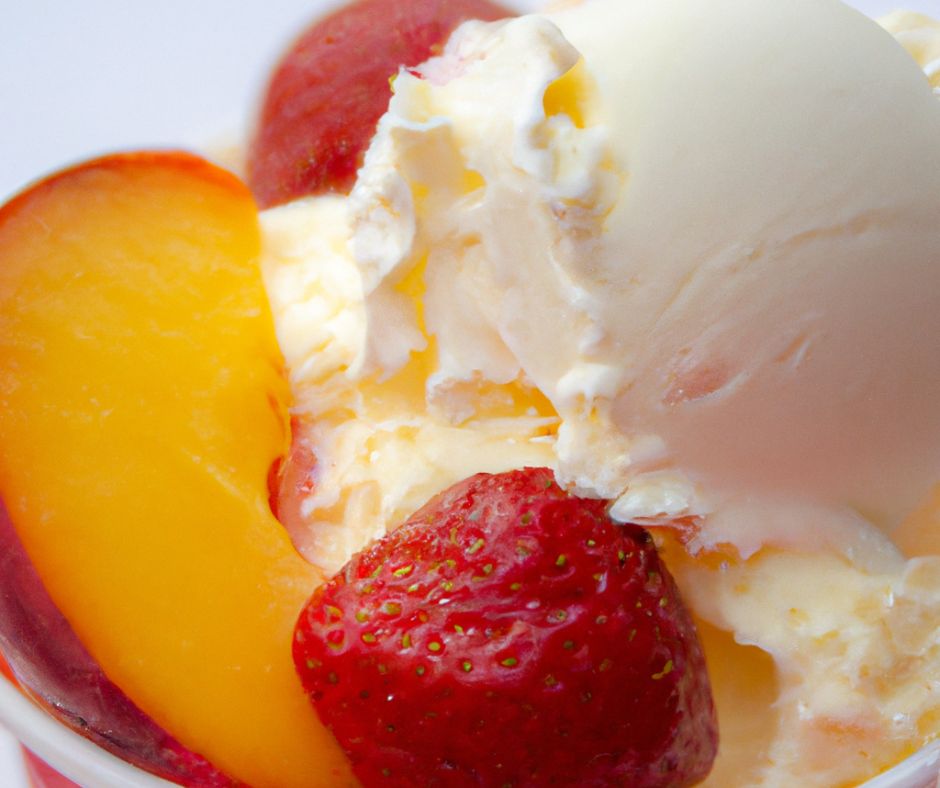 Copas fresquitas de crema y frutas