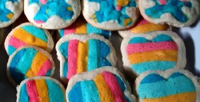galletas de colores
