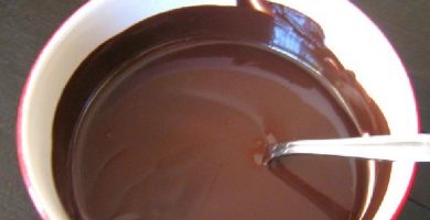 salsa charlotte de chocolate