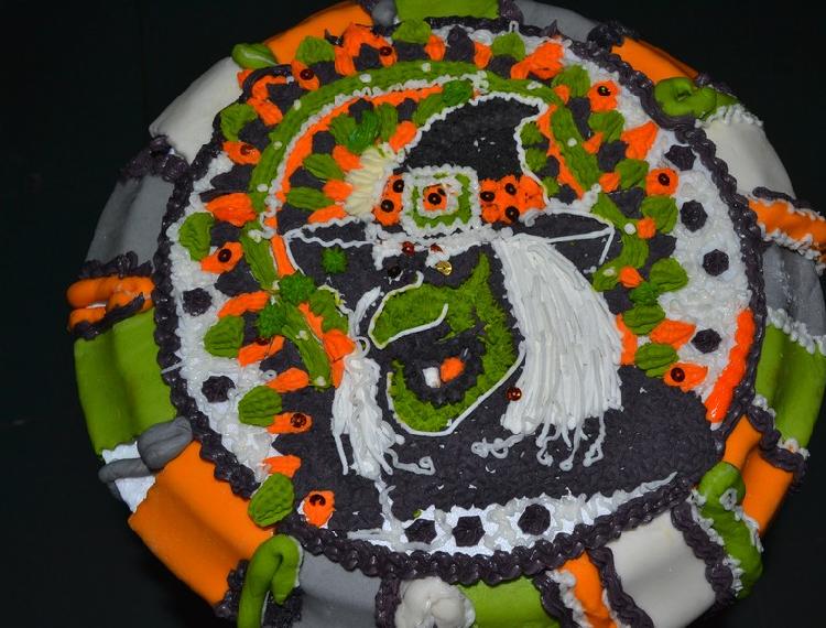 Decoración de Torta de Halloween o Noche de Brujas