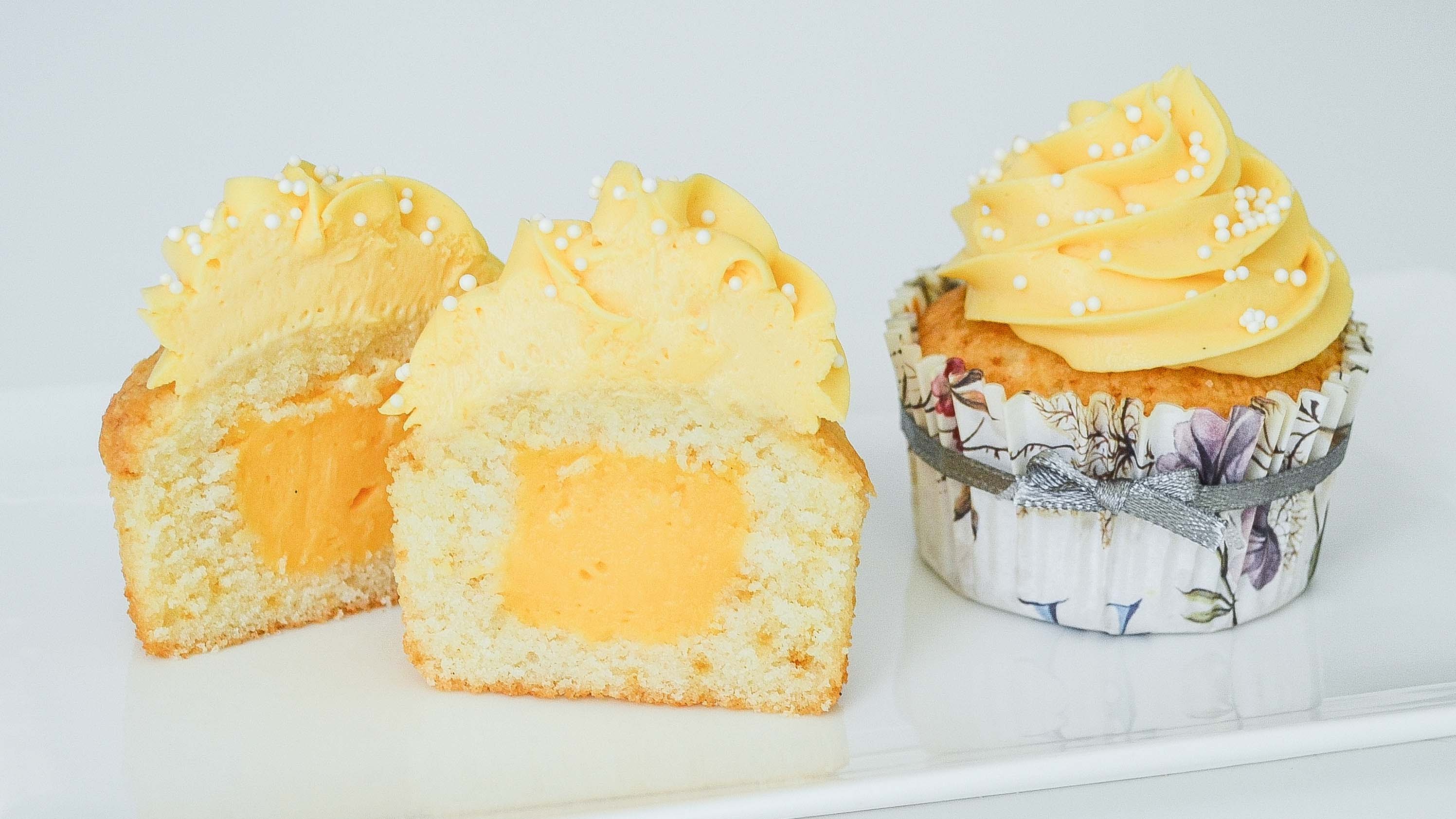 Cupcakes de Vainilla rellenos