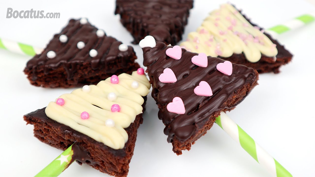 Arbolitos de Navidad de BROWNIE sin horno, fáciles y rápidos