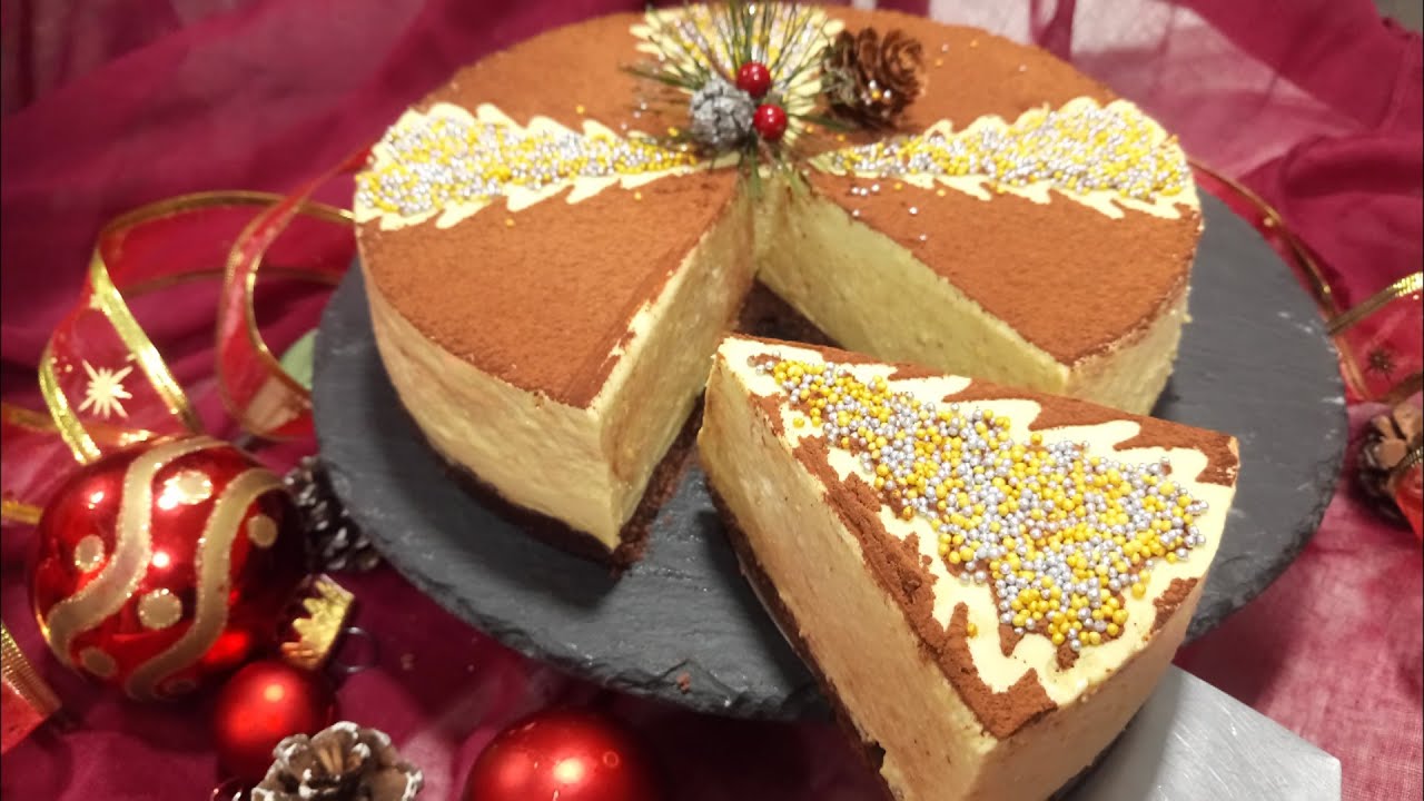 Tarta mousse de turrón