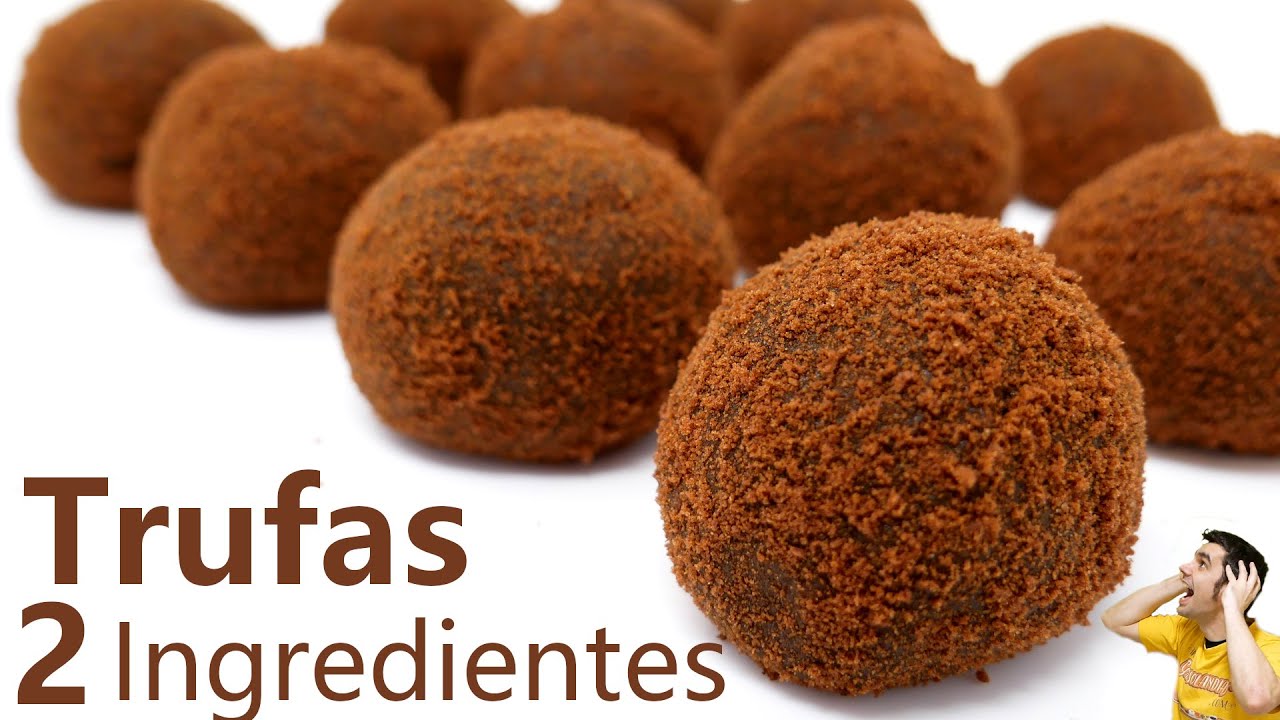 Trufas sin horno con 2 ingredientes