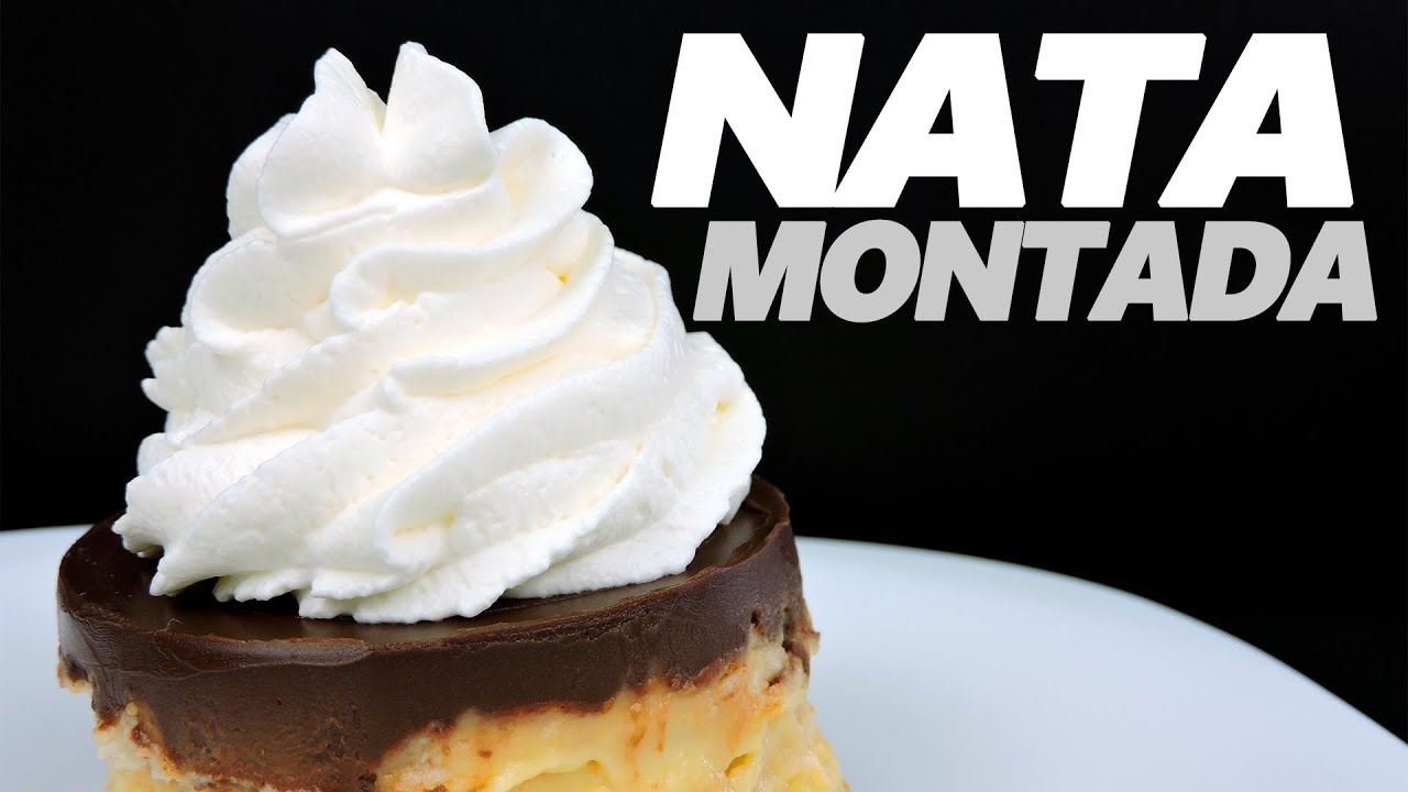 Cómo hacer nata montada