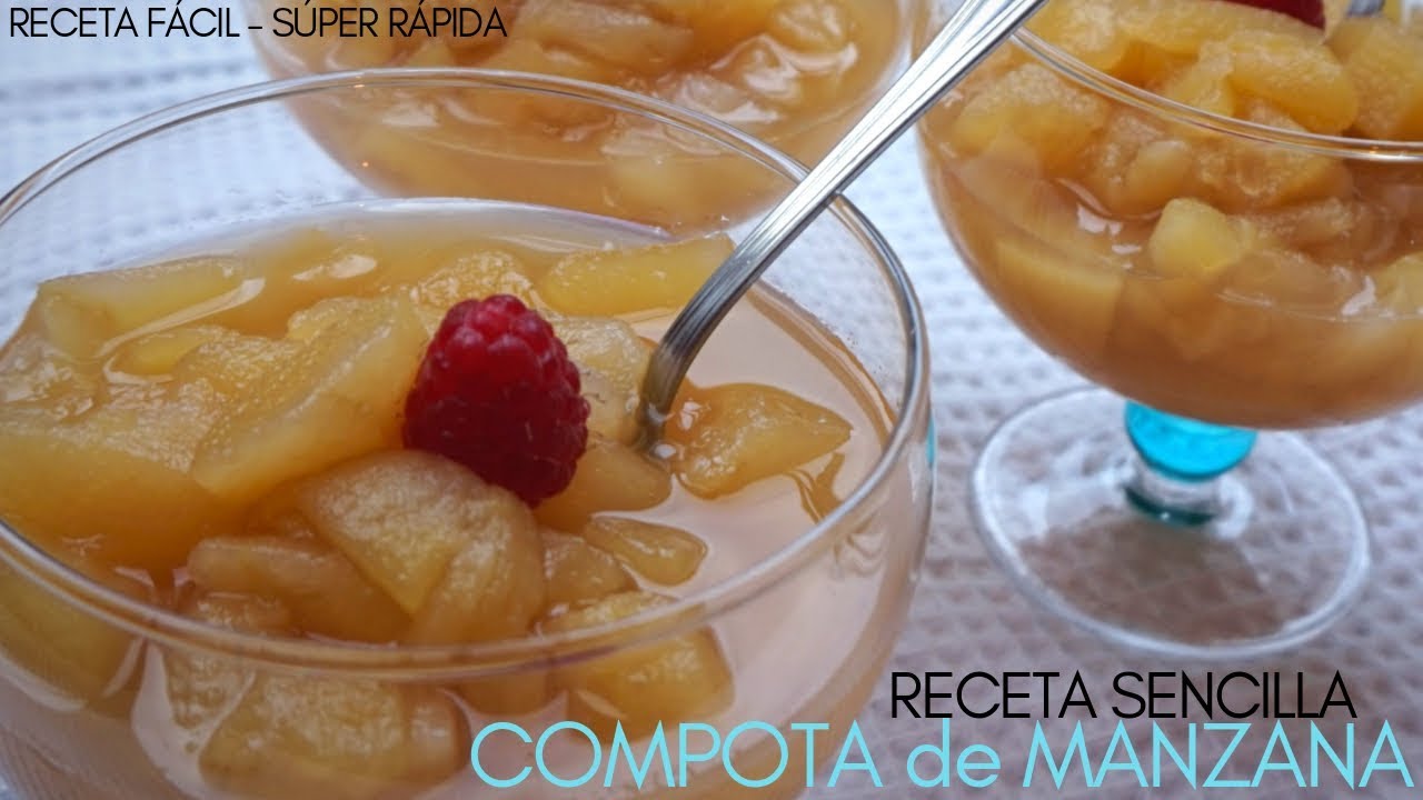 Compota de manzana casera