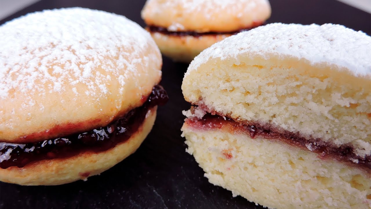 Galletas abizcochadas de tarta de queso
