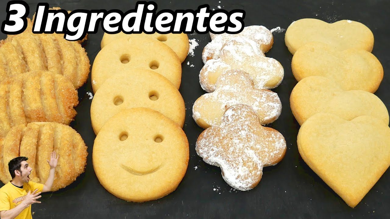 Galletas rápidas con 3 ingredientes