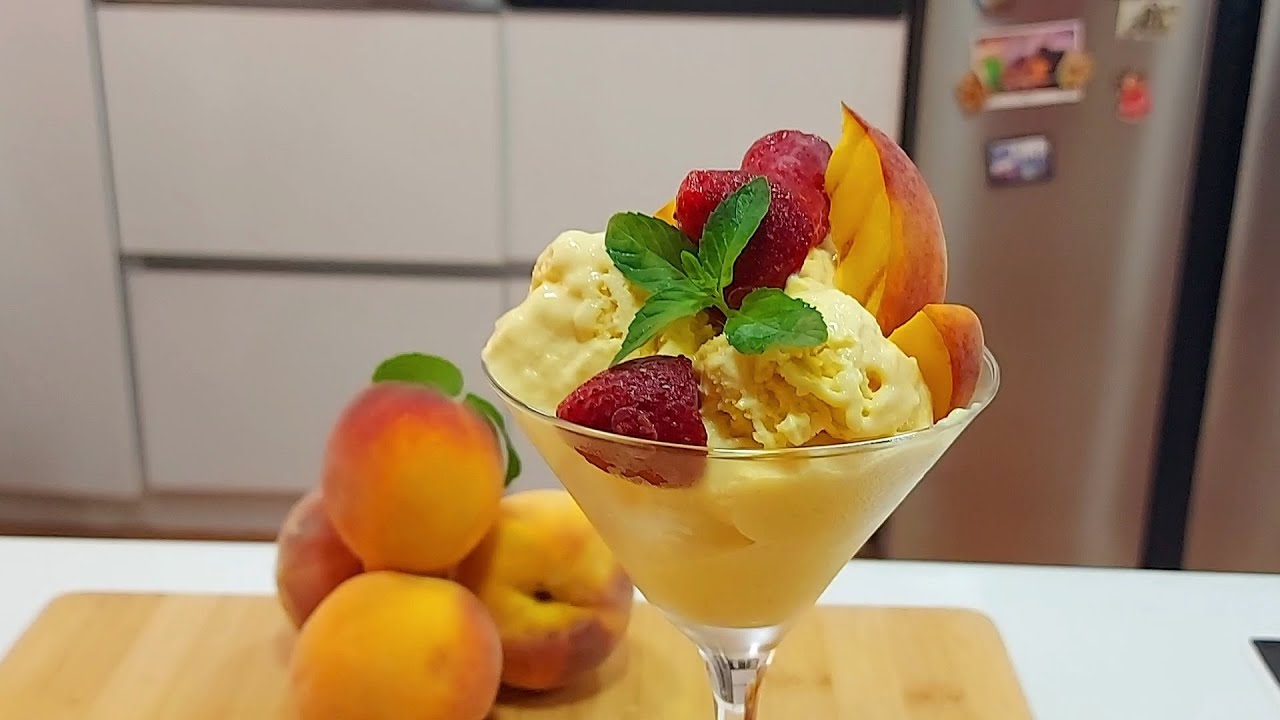 Helado de frutas sin máquina de helado
