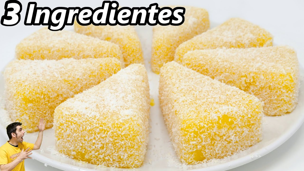 POSTRE con 3 ingredientes SIN HORNO en 5 MINUTOS