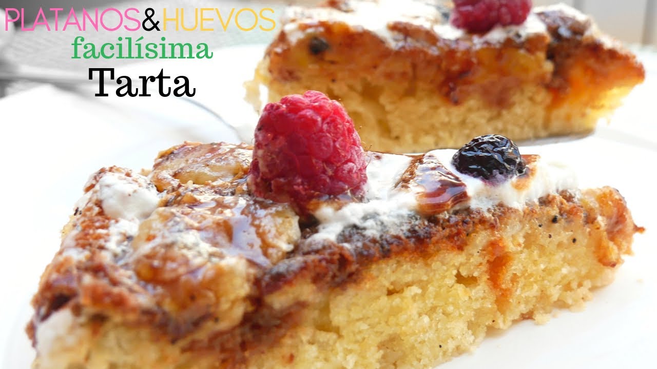 Postre excepcional SIN HORNO con 2 plátanos y 2 huevos