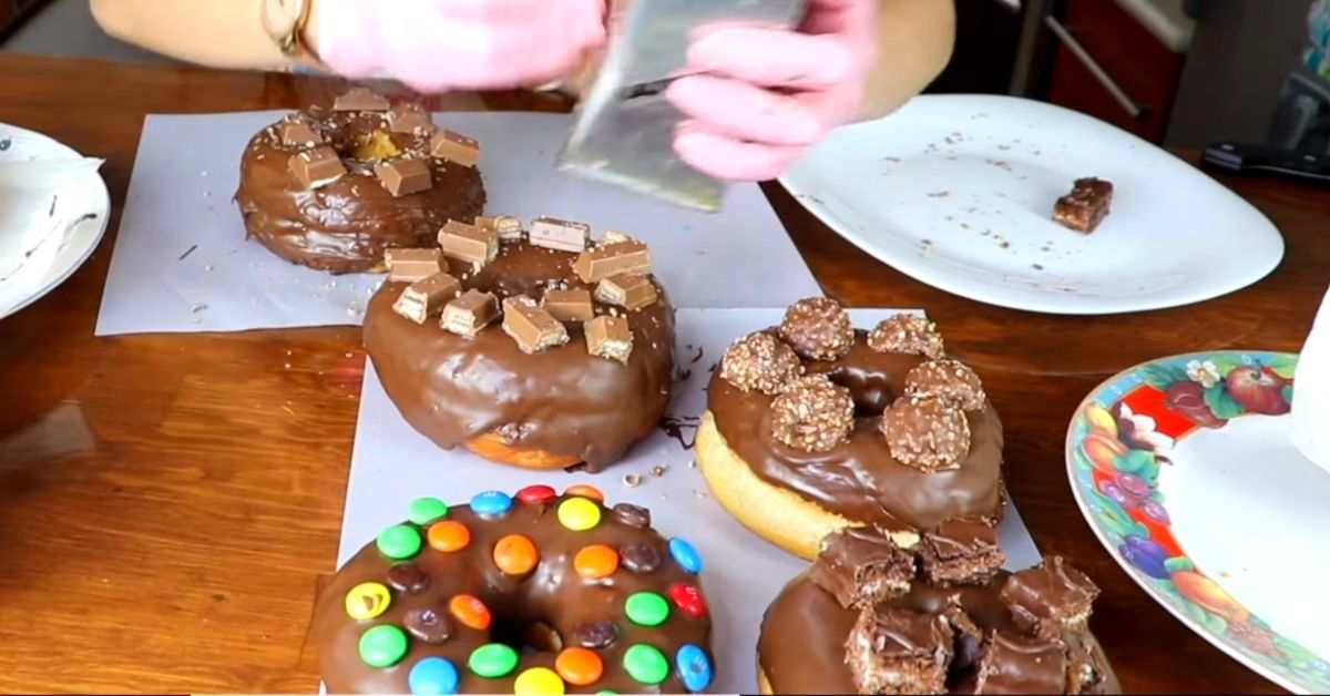 Donas de chocolate esponjosas