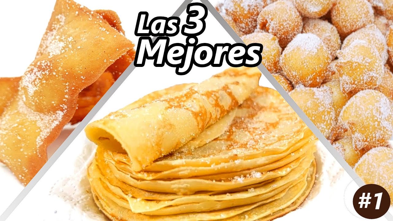3 recetas fáciles tradicionales para carnaval