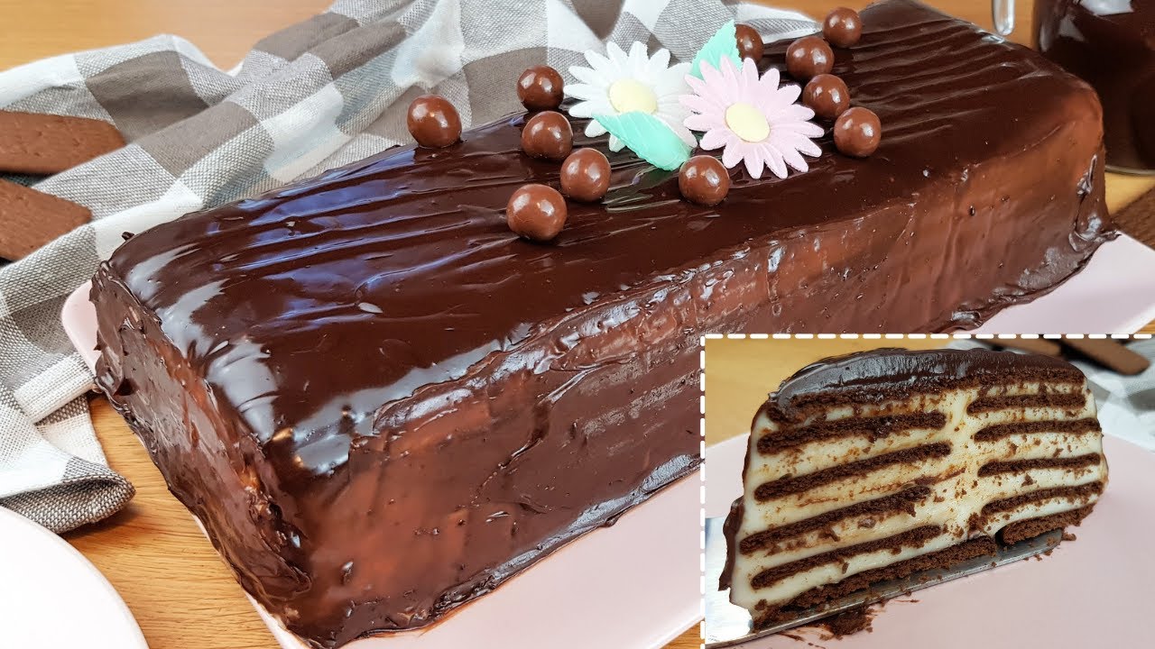 Increíble Tarta de chocolate y crema de leche