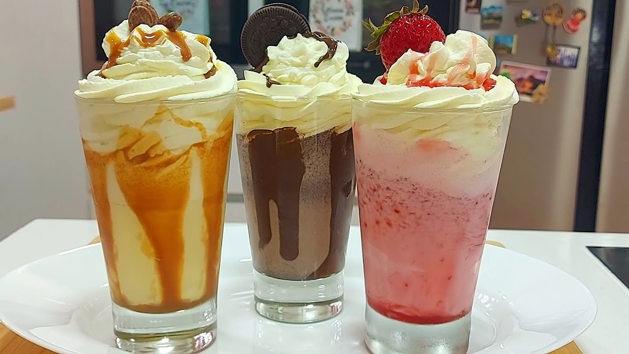 Milkshake de Oreo frutilla y vainilla