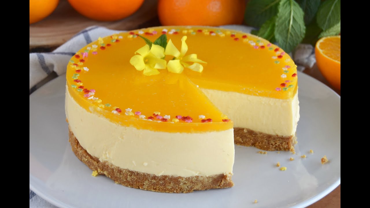 Tarta de naranja sin horno y muy fácil