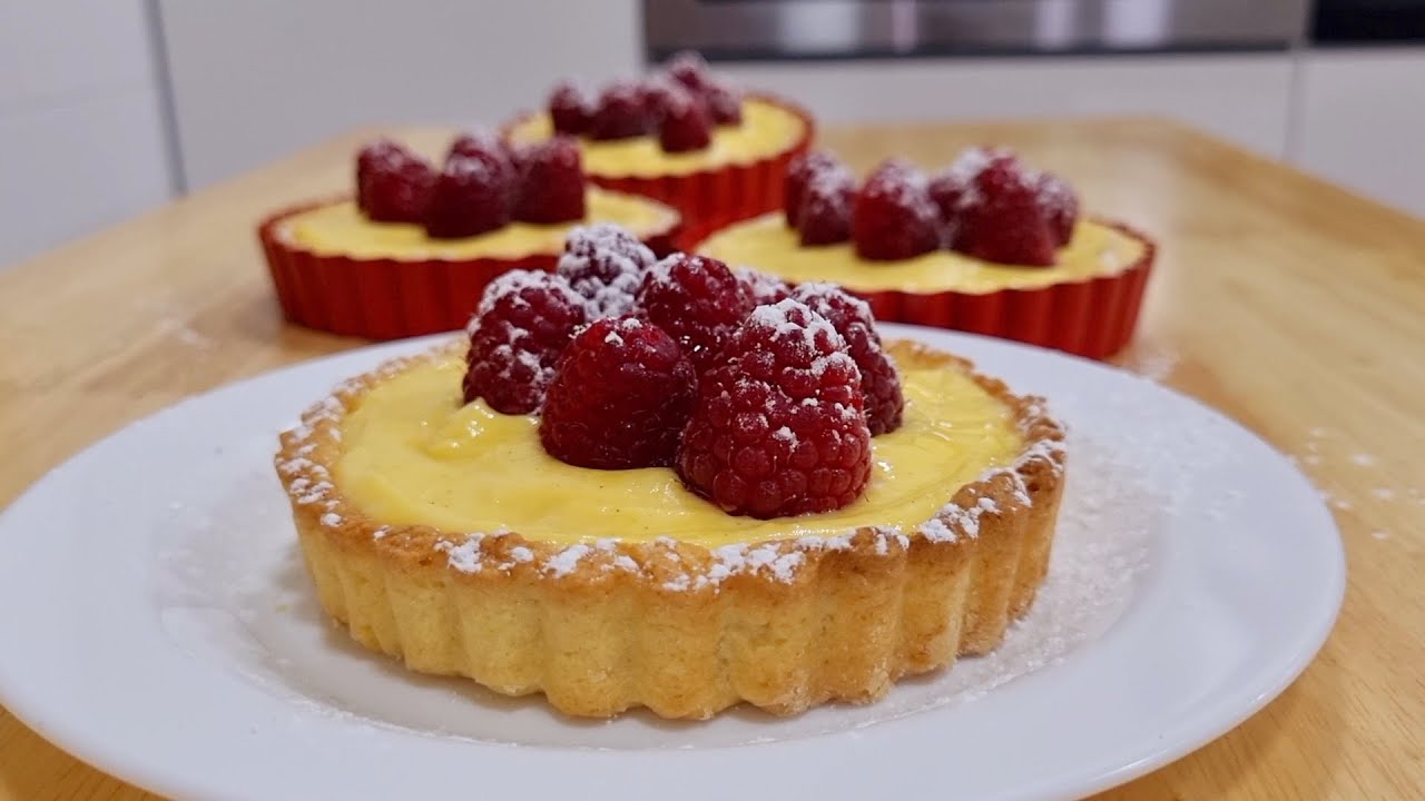 Tartas de frambuesa