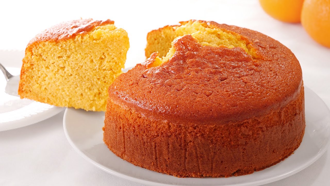 Bizcocho de Naranja muy Fácil y Esponjoso