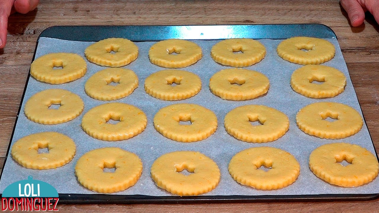 Galletas de naranja que se deshacen a cada bocado