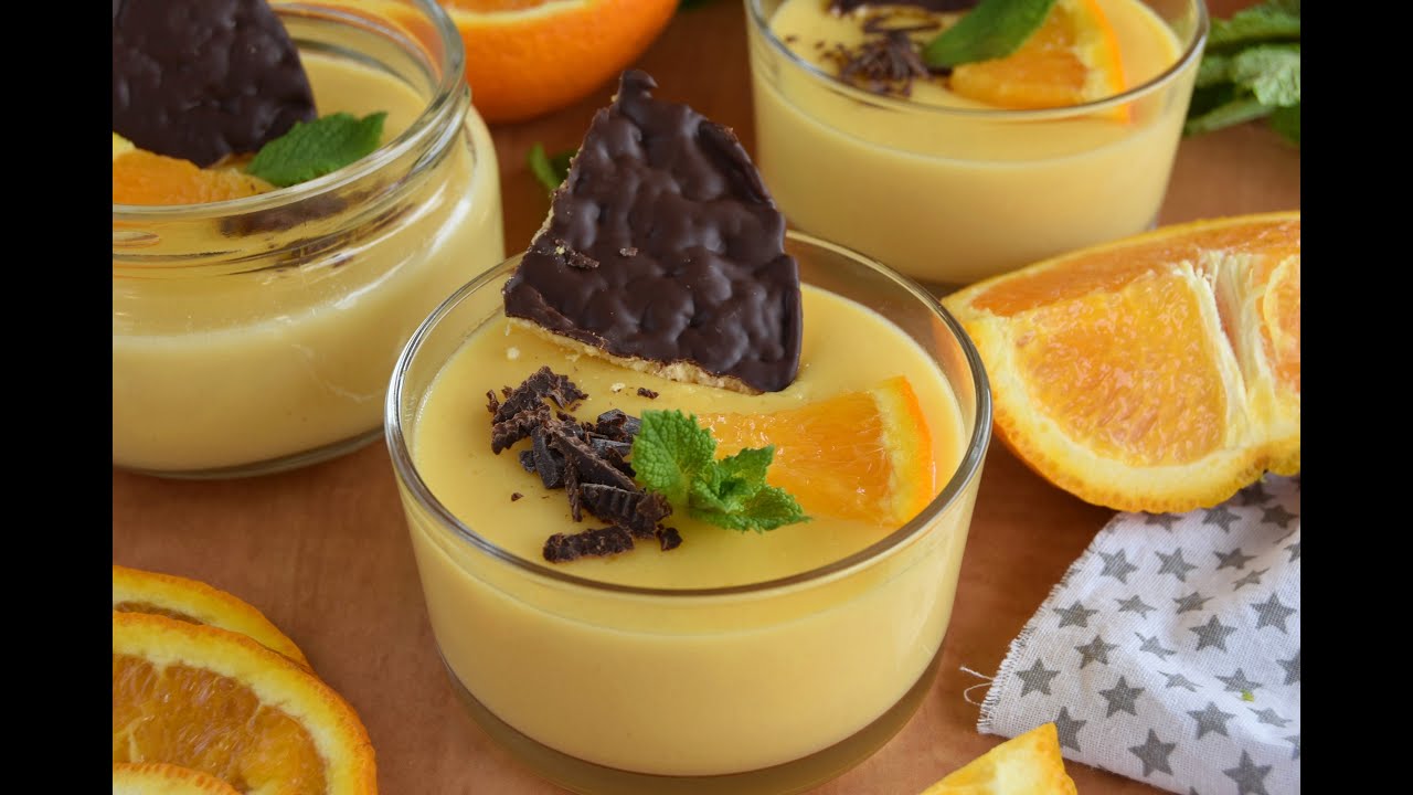 Natillas de naranja caseras y fáciles