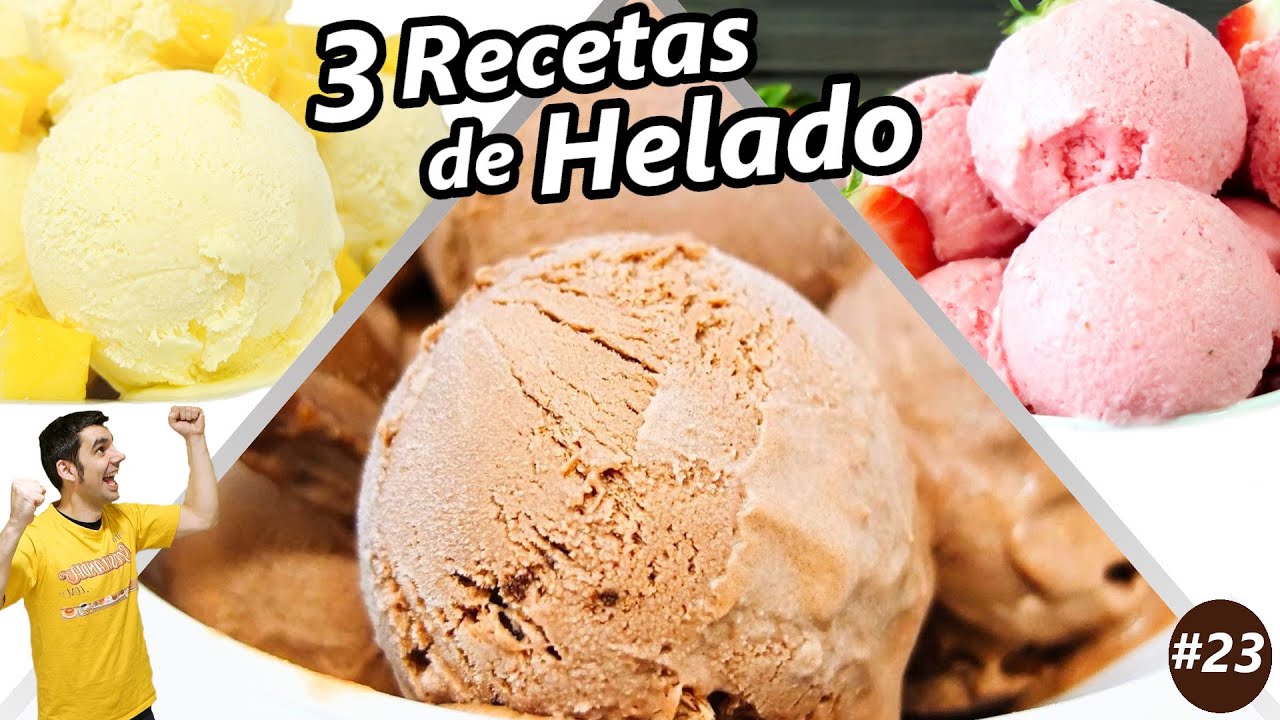 3 helados caseros muy deliciosos