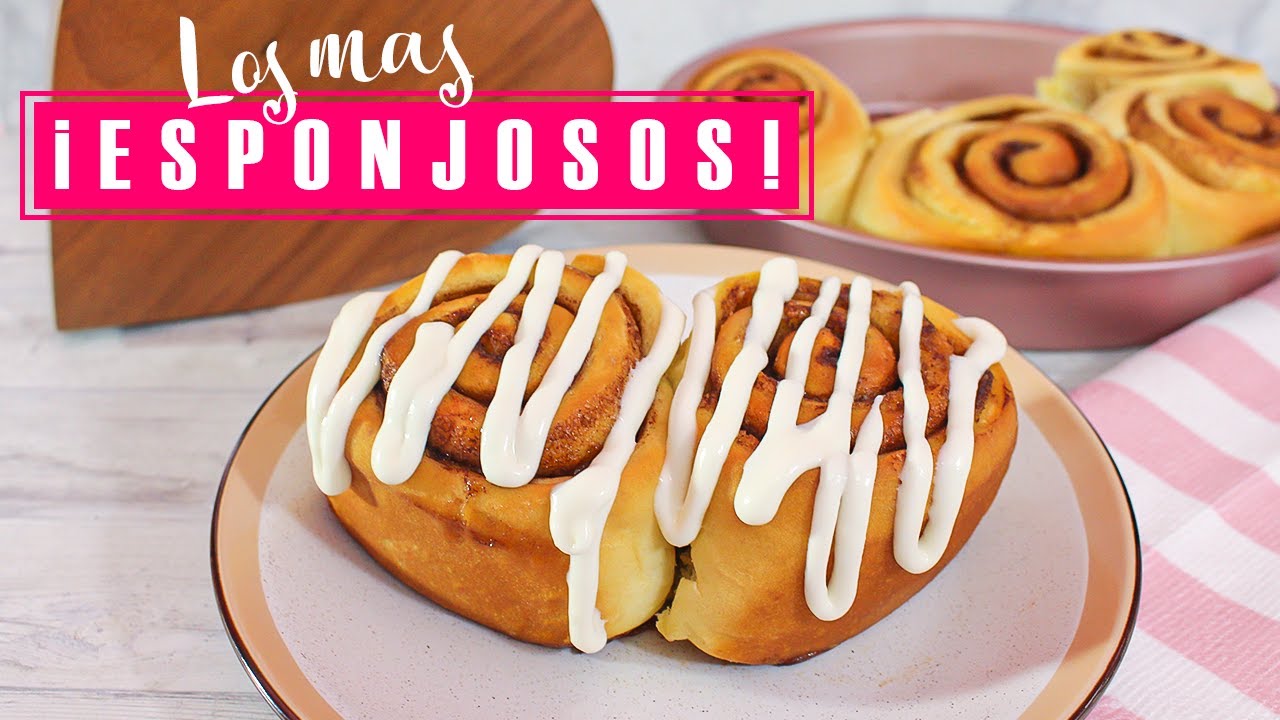 CINNAMON ROLLS EN CASA  ¡Muy ESPONJOSOS!