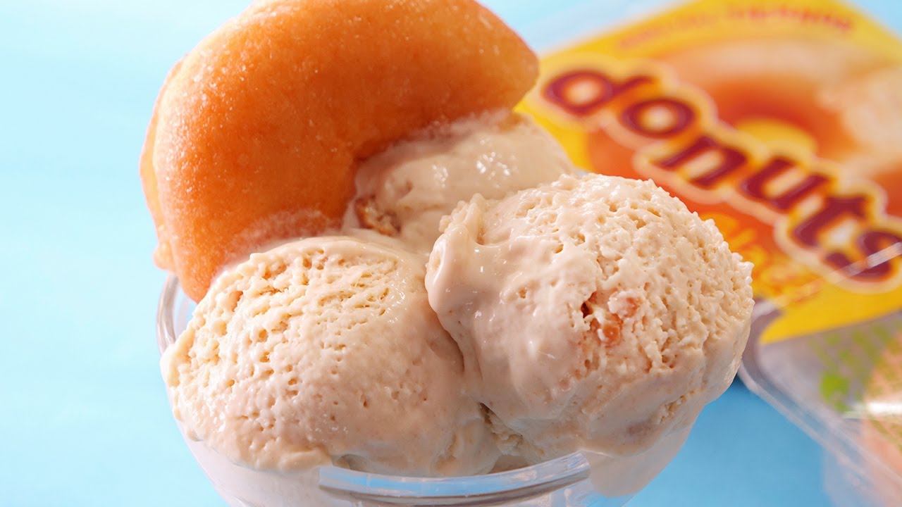 Helado de Donuts o Dona muy cremoso y SIN maquina heladera