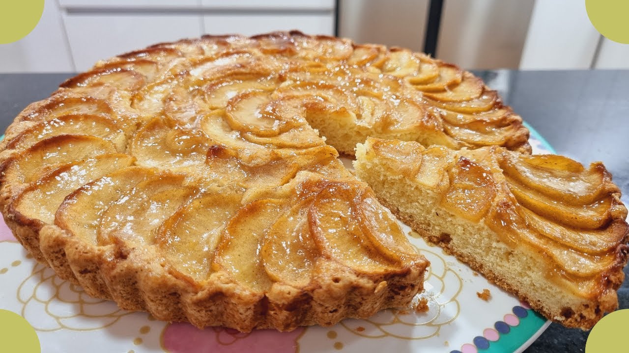 Kuchen batido de manzanas