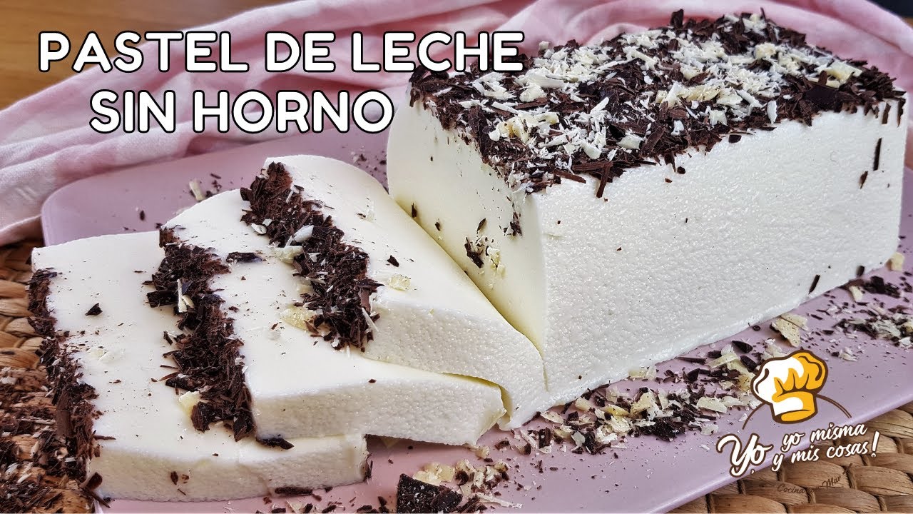 PASTEL DE LECHE preparado en minutos y SIN HORNO