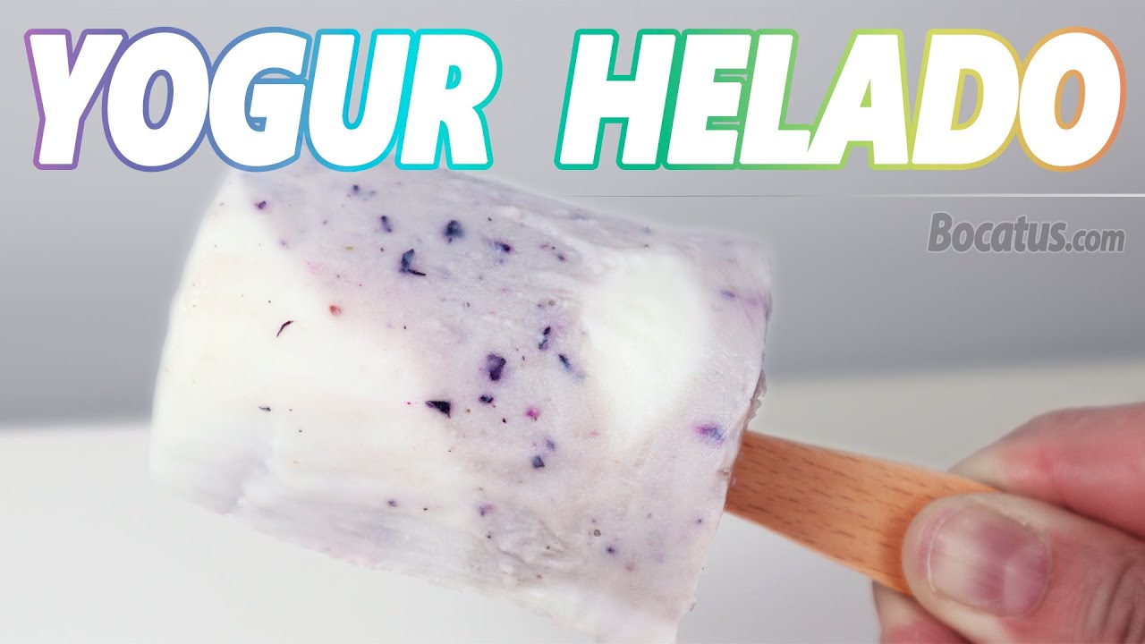 Yogur Helado con 3 ingredientes