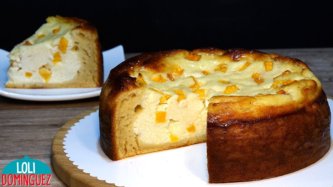 Tarta de queso y bizcocho