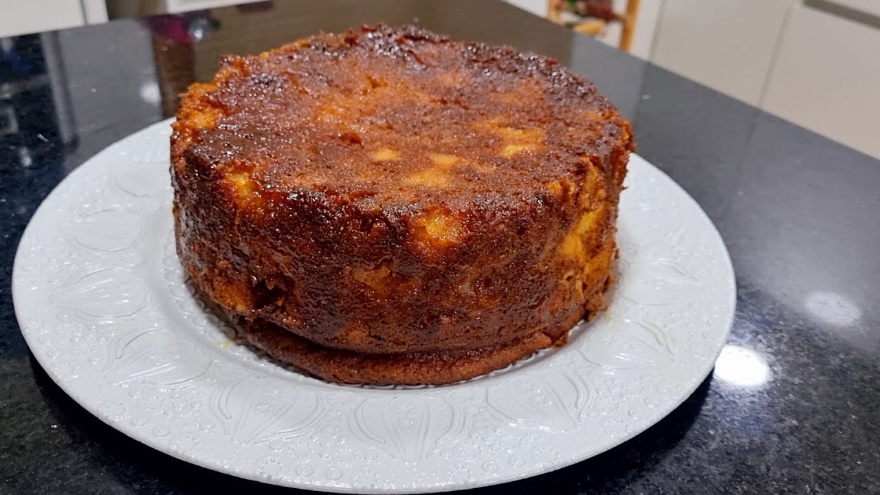 Budín de pan y manzana