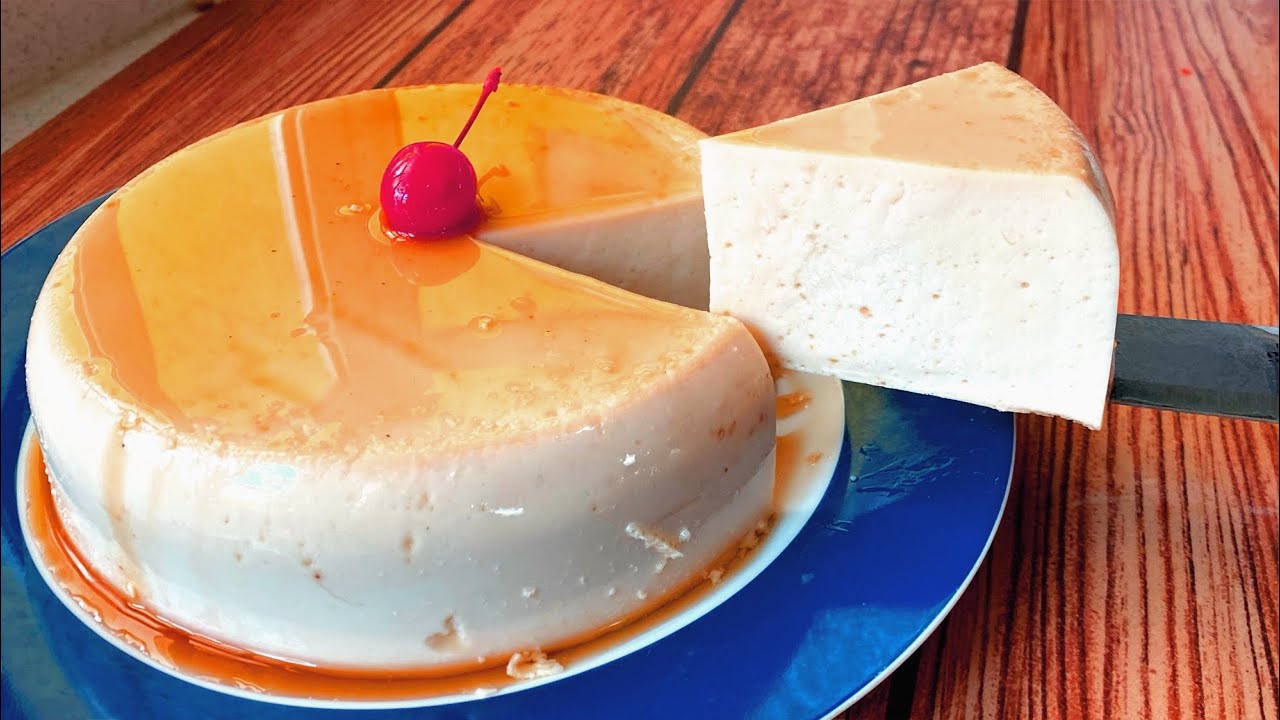 Flan de leche listo en minutos