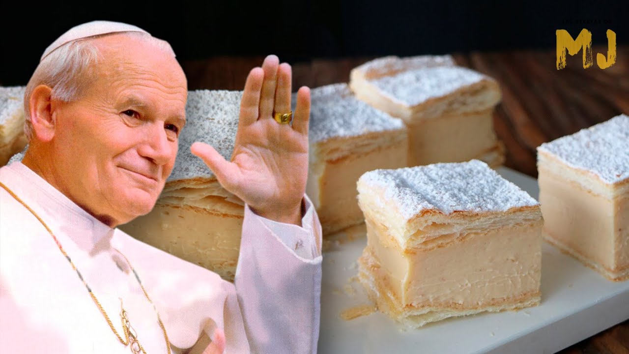 El postre favorito de JUAN PABLO II - Kremówka polaca
