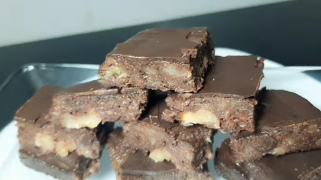 Brownie con 3 ingredientes en minutos