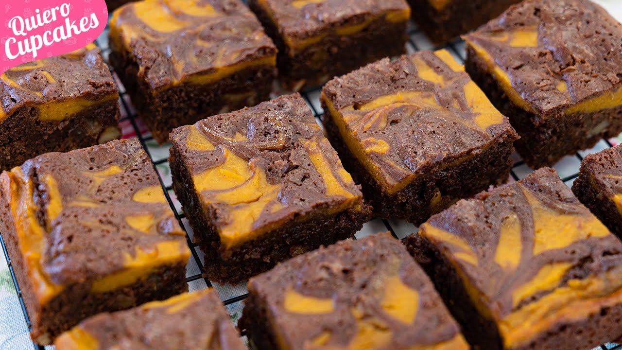 Brownie de chocolate con Calabaza