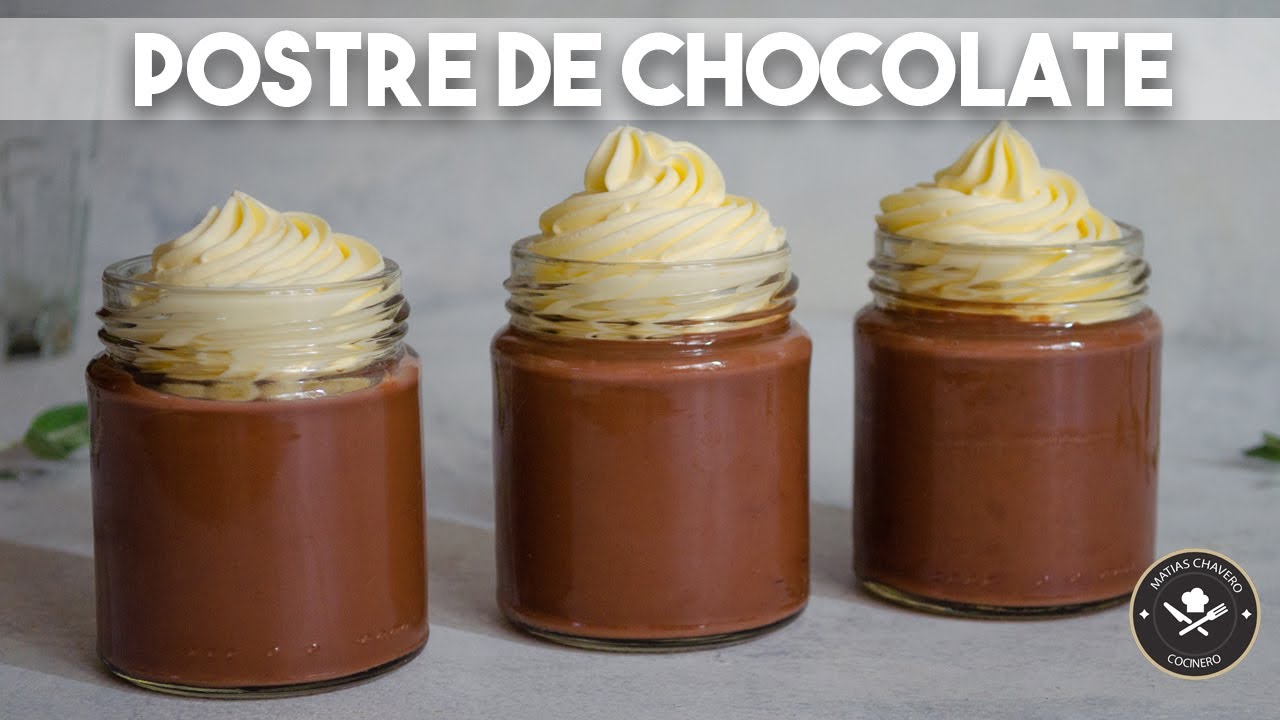 Postre de chocolate super fácil en 3 pasos