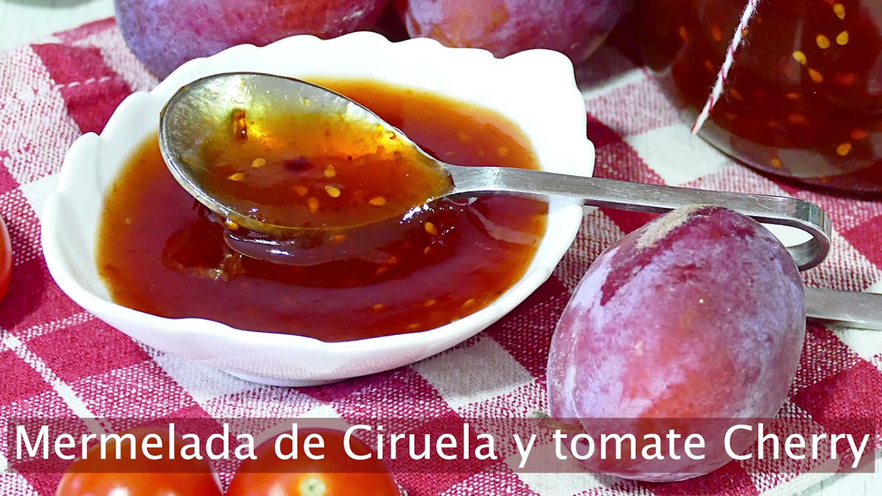 Mermelada de Ciruelas y Tomates Cherry