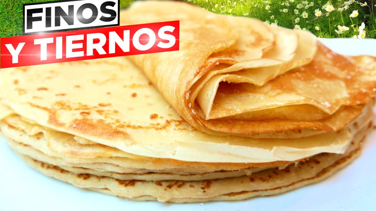 Crepes de carnaval fáciles y rápidos