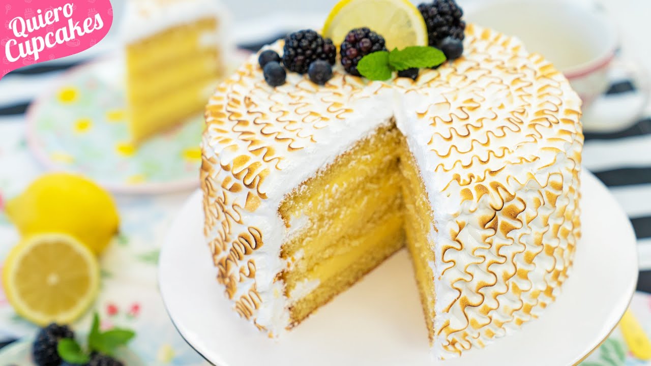 Pastel de limón y merengue