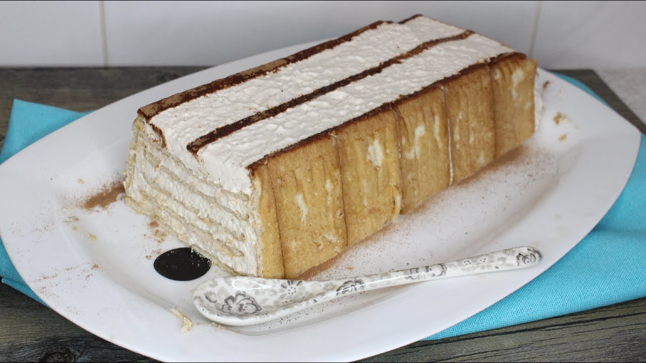 Tarta de galletas, queso y canela