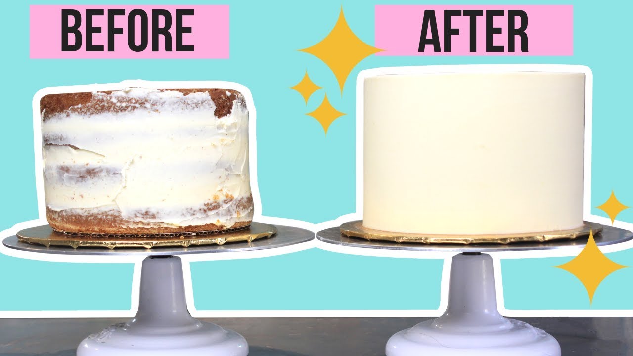 Cómo embetunar un pastel con bordes perfectos