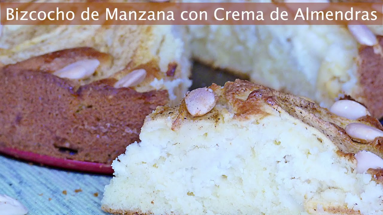 Bizcocho de Manzana con Crema de Almendras