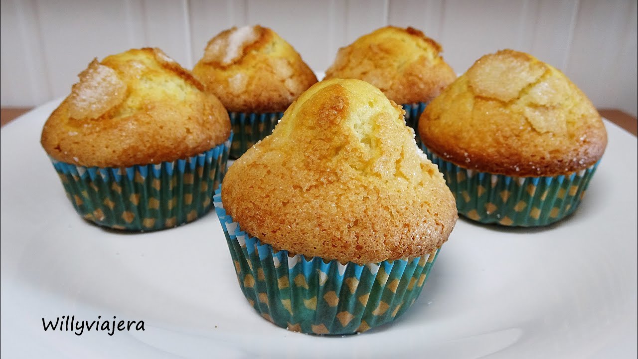 Cupcakes con copete