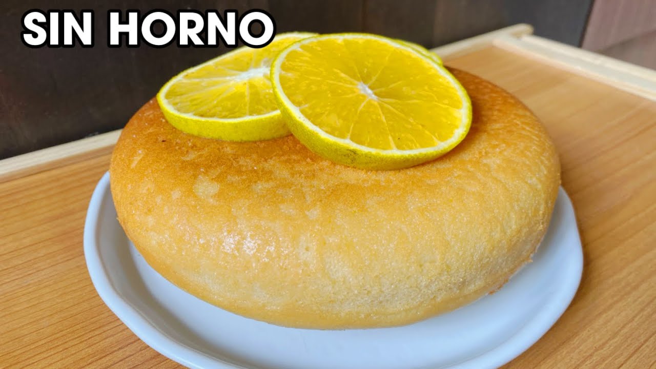 Bizcocho de naranja sin horno