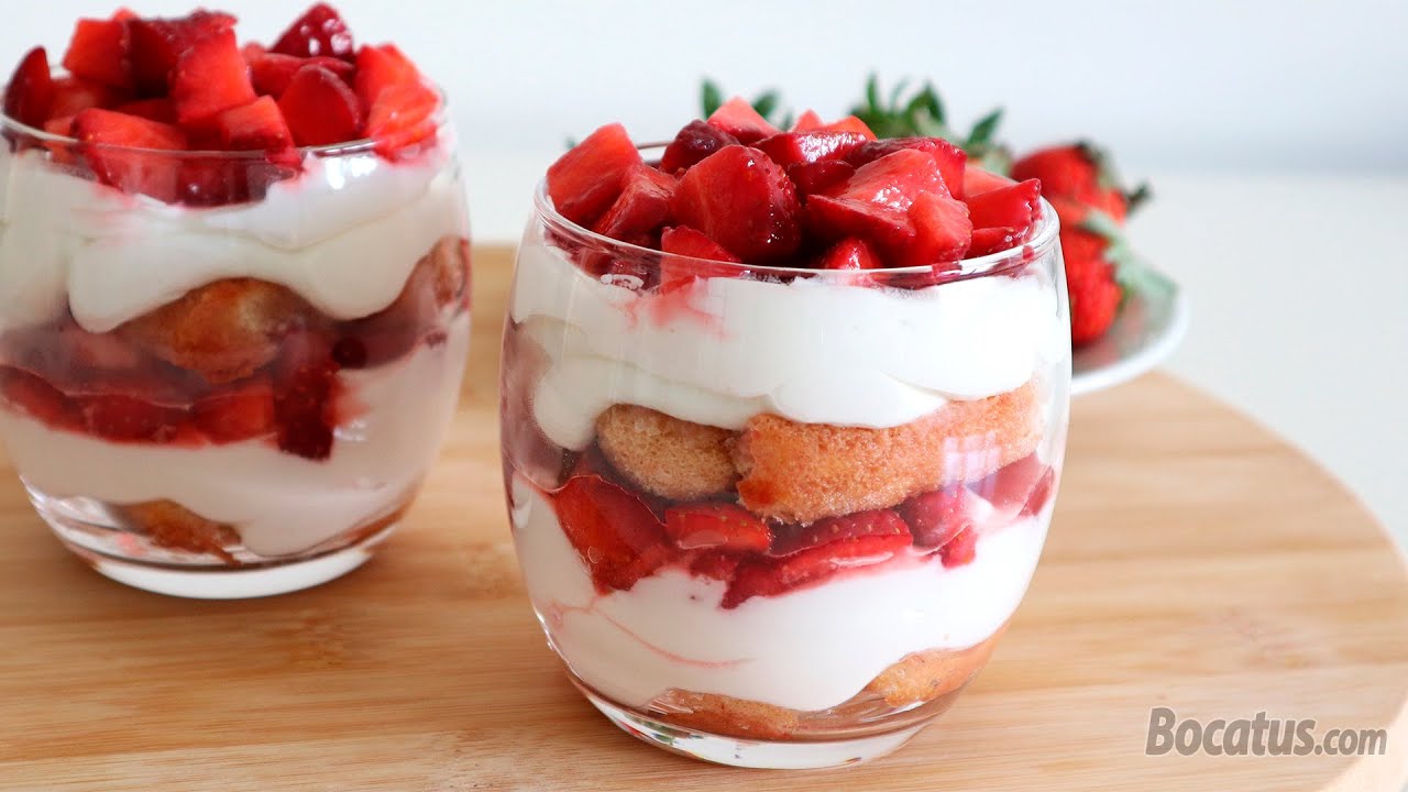 Tiramisú de frutilla