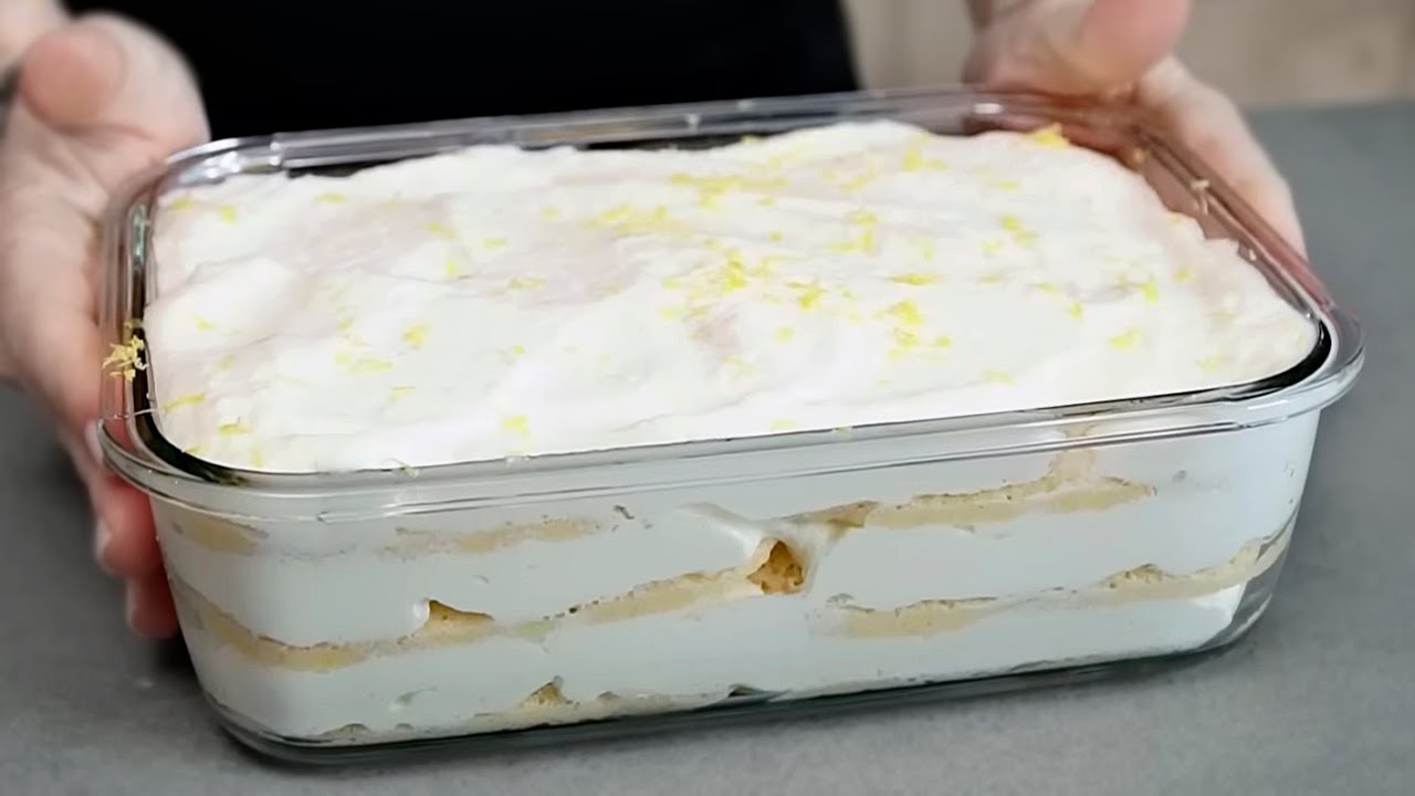 Tiramisú de limón