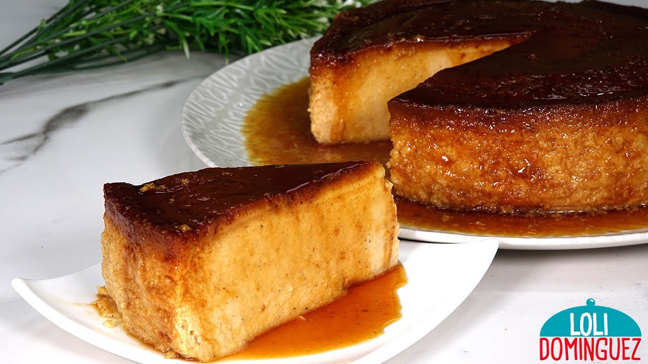 FLAN DE CALABAZA SIN HORNO