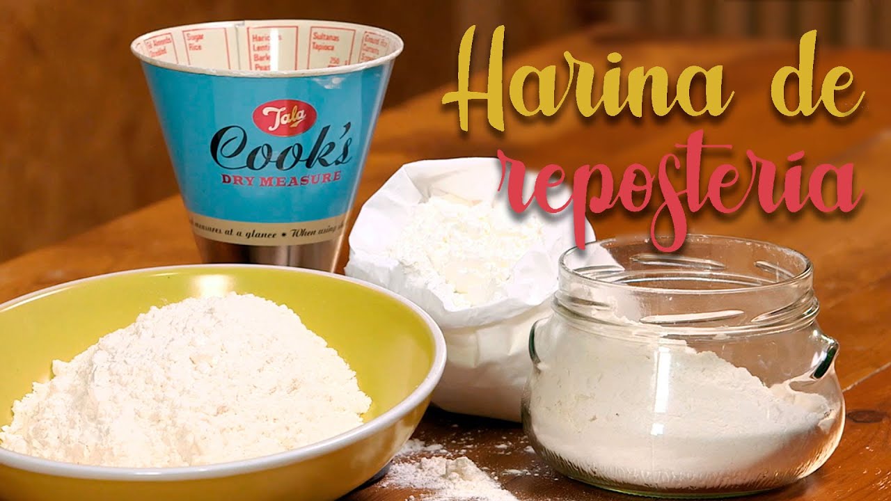 Cómo convertir harina normal en HARINA DE REPOSTERÍA